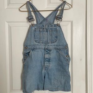 Vintage denim overalls